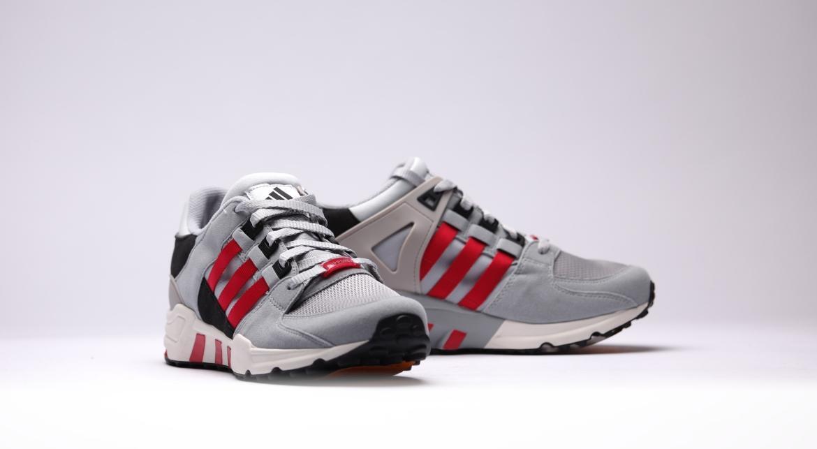 Adidas eqt running support 93 chalk white/core on sale black/scarlet